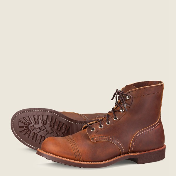 Red Wing Heritage Bot Erkek - Iron Ranger - 6-Inchr Rough & Tough Deri - Kahverengi - 72NXFTMSG